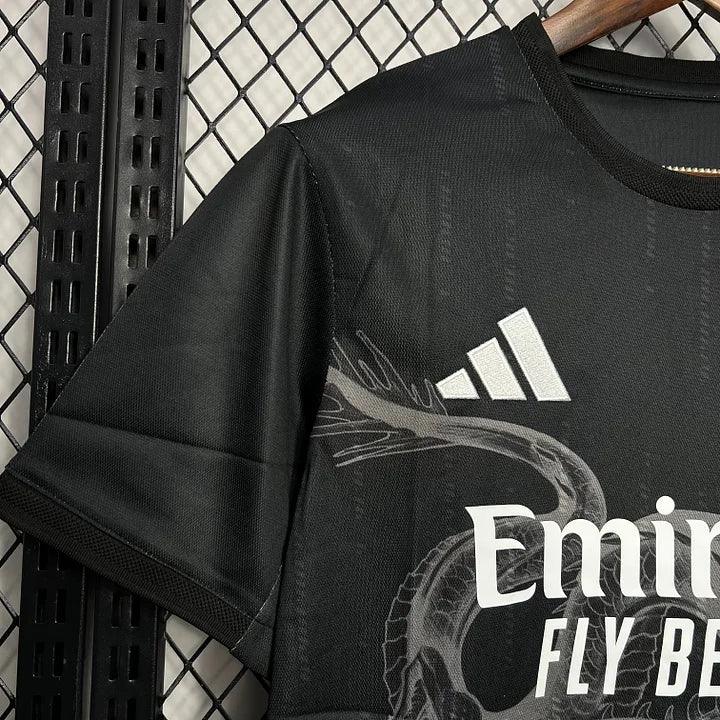 Maillot Real Madrid foot 2024 2025 Noir